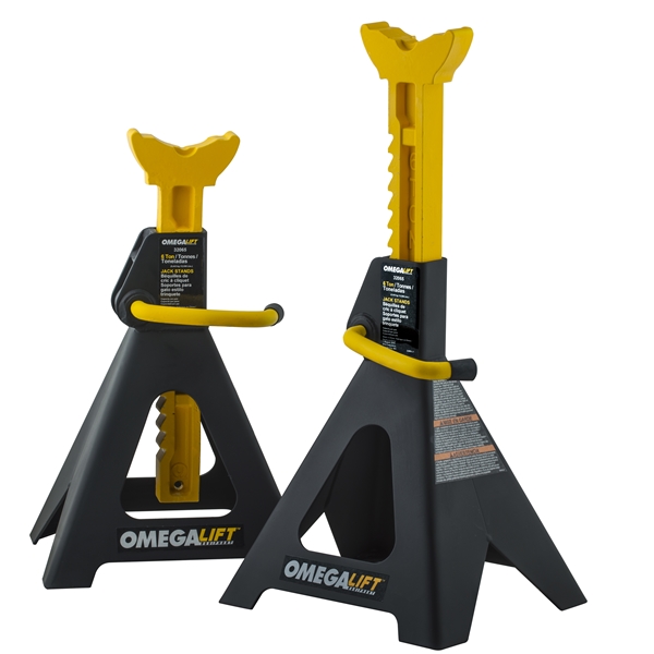 Omega Lift Equipment 32065 6 Ton Heavy Duty Jack Stands